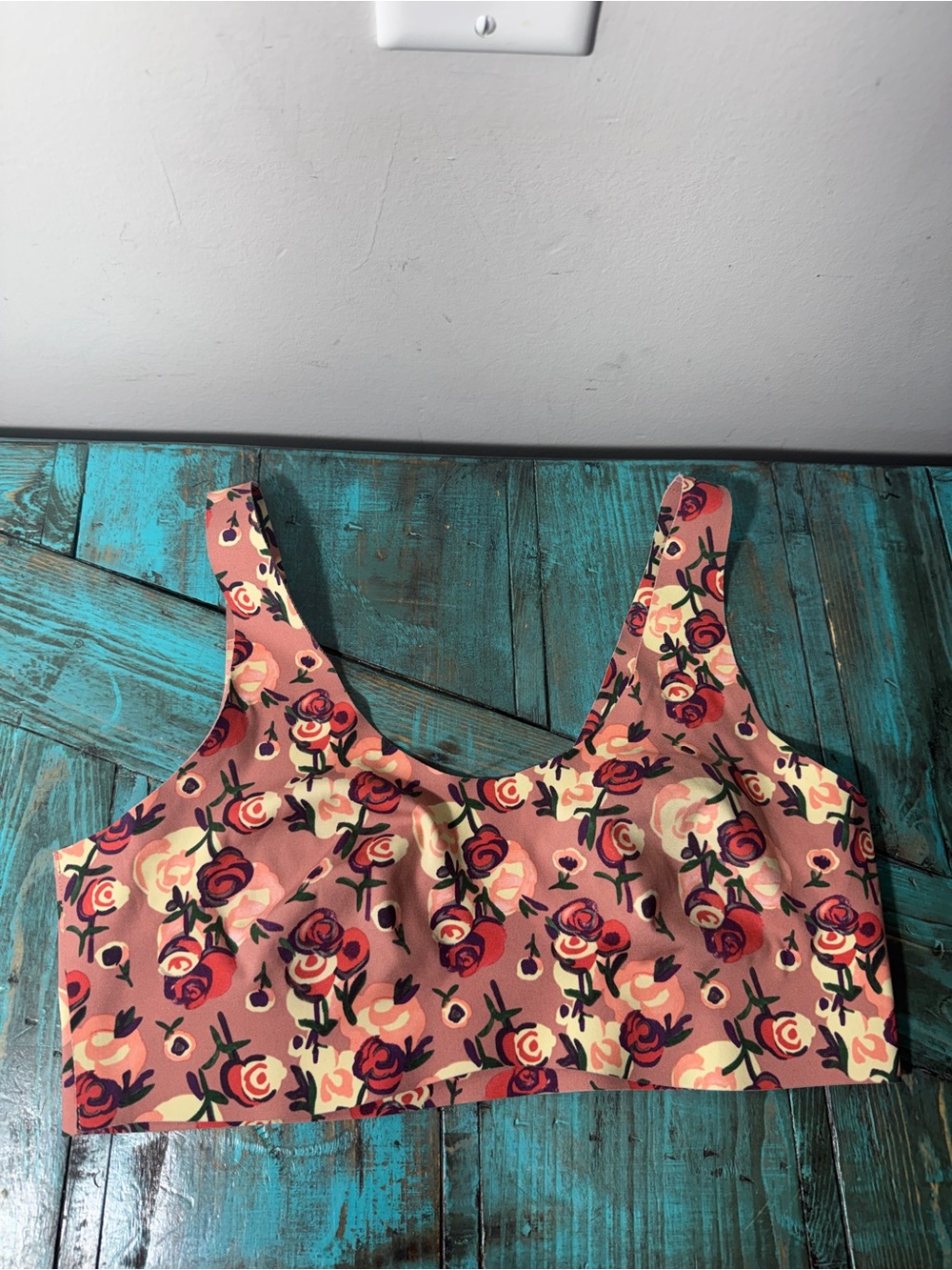 ANNA SUI x KNIX Rose Bouquet Luxe Pullover Bra Size Medium - Picture 2 of 10